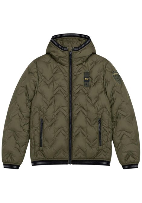 Giubbino bambino verde imbottito BLAUER | PIERVERDE